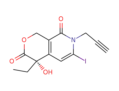 (S)-4-ethyl-4-hydroxy-6-iodo-7-(prop-2-yn-1-yl)-1,7-dihydro-3H-pyrano[3,4-c]pyridino-3,8(4H)-dione