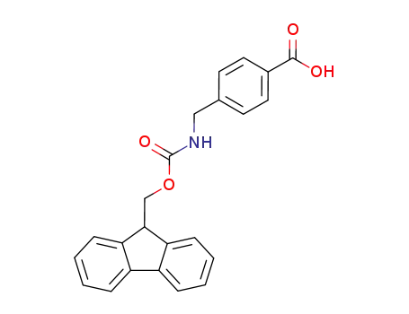 Molecular Structure of 164470-64-8 (4-(FMOC-AMINOMETHYL)BENZOIC ACID)