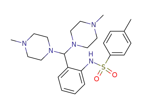 N-{2-[Bis-(4-methyl-piperazin-1-yl)-methyl]-phenyl}-4-methyl-benzenesulfonamide