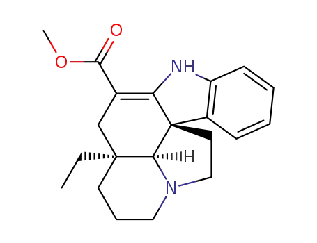 Molecular Structure of 3247-10-7 (Aspidospermidine-3-carboxylic acid, 2,3-didehydro-, methyl ester, (5α,12β,19α)-)