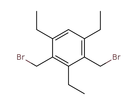 Molecular Structure of 190779-61-4 (2,4-BIS-(BROMOMETHYL)-1,3,5-TRIETHYLBENZENE)