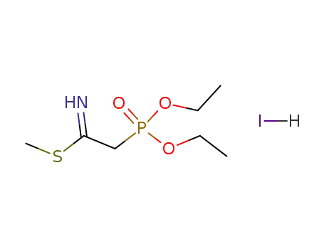 2-(Diethoxy-phosphoryl)-thioacetimidic acid methyl ester; hydriodide