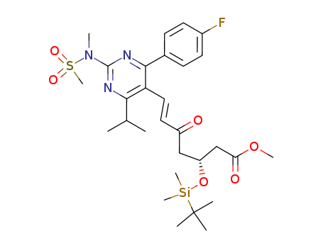 (3R,6E)-3-[[(1,1-Dimethylethyl)dimethylsilyl]oxy]-7-[4-(4-fluorophenyl)-6-(1-methylethyl)-2-[methyl(