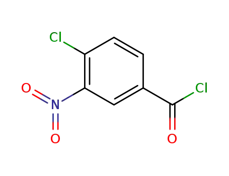 Molecular Structure of 38818-50-7 (4-Chloro-3-nitrobenzoyl chloride)