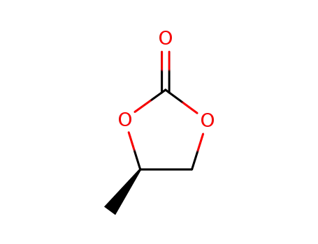 Molecular Structure of 16606-55-6 ((R)-(+)-Propylene carbonate)