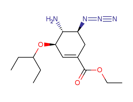 ethyl (3R,4R,5S)-4-amino-5-azido-3-(pentan-3-yloxy)cyclohex-1-ene-1-carboxylate