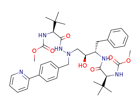 2,5,6,10,13-Pentaazatetradecanedioicacid,3,12-bis(1,1-dimethylethyl)-8-hydroxy-4,11-dioxo-9-(phenylmethyl)-6-[[4-(2-pyridinyl)phenyl]methyl]-,1,14-dimethyl ester, (3S,8S,9S,12S)-