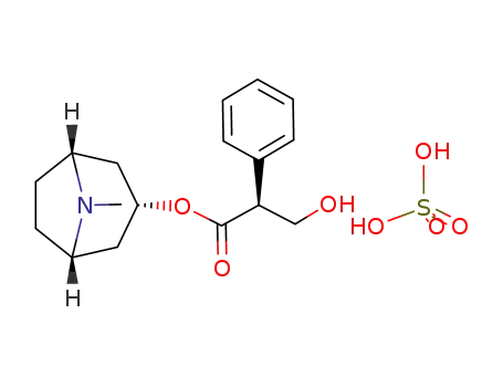 Molecular Structure of 6835-16-1 (Hyoscyamine sulfate)