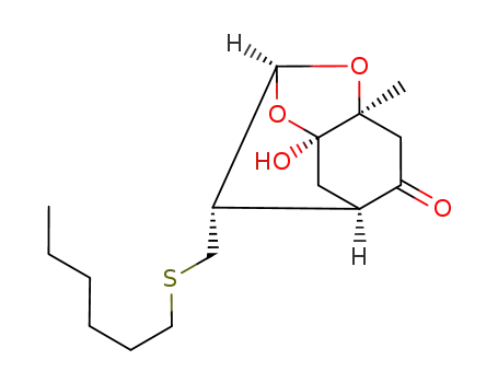 (7S)-8-(n-hexylthio)paeonimetabolin I