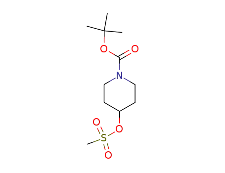 Molecular Structure of 141699-59-4 (1-Boc-4-methanesulfonyloxypiperidine)
