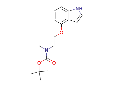 N-methyl-N-[2-(1H-indol-4-yloxy)-ethyl]-carbamic acid tert-butyl ester