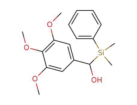 (dimethylphenylsilyl)(3,4,5-trimethoxyphenyl)methanol
