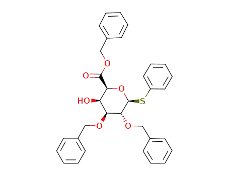 benzyl (phenyl 2,3-di-O-benzyl-1-thio-β-D-galactopyranosid)uronate