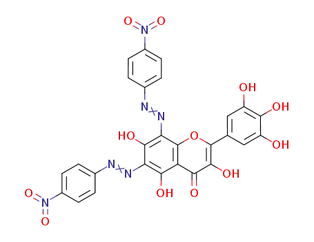 6,8-bis(p-nitrobenzeneazo)-3,3',4',5,5',7-hexahydroxyflavone
