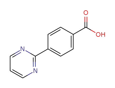 Molecular Structure of 199678-12-1 (4-(Pyrimidin-2-yl)benzoic acid)