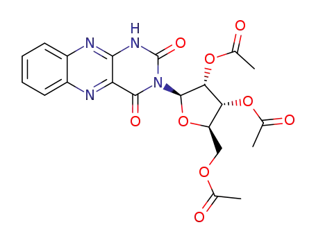 3-(2',3',5'-triacetyl-β-D-ribofuranosyl)benzo[g]pteridine-2,4-(1H,3H)-dione