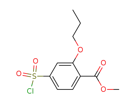 4-chlorosulfonyl-2-propoxy-benzoic acid methyl ester