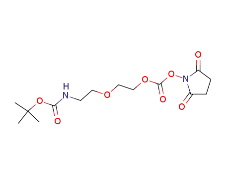 tert-butyl (2-(2-((((2,5-dioxopyrrolidin-1-yl)oxy)carbonyl)oxy)ethoxy)ethyl)carbamate