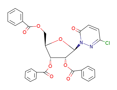 3-chloro-1-(2,3,5-tri-O-benzoyl-β-D-ribofuranosyl)pyridazin-6-one