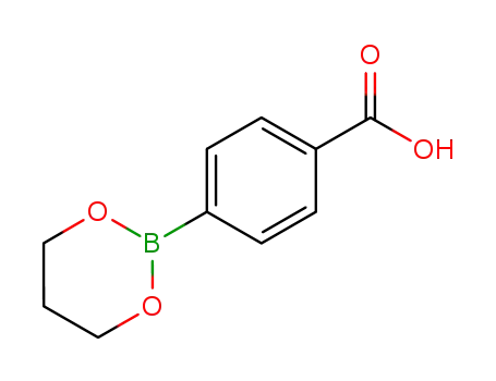 Molecular Structure of 126747-13-5 (2-(4-CARBOXYPHENYL)-1,3,2-DIOXABORINANE)