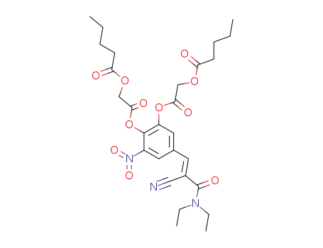 (E)-2-cyano-N,N-diethyl-3-[3,4-bis(valeryloxyacetyloxy)-5-nitrophenyl]propenamide