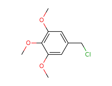 Molecular Structure of 3840-30-0 (5-(Chloromethyl)-1,2,3-trimethoxybenzene)