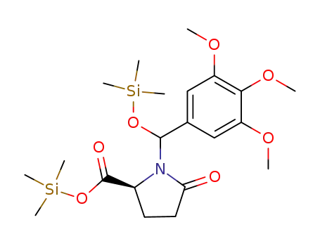 trimethylsilyl 1-[trimethylsilyloxy-(3,4,5-trimethoxyphenyl)methyl]pyroglutamate
