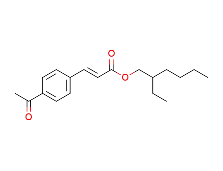 2-ethylhexyl E-4-acetylcinnamate