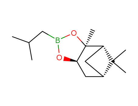 Molecular Structure of 84110-34-9 (2-Methylpropaneboronic acid (1S,2S,3R,5S)-(+)-2,3-pinanediol ester)