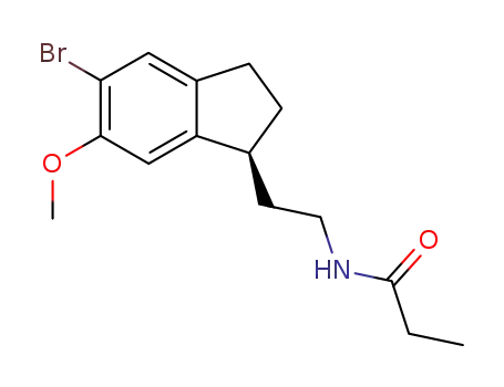 (S)-N-[2-(5-bromo-6-methoxy-2,3-dihydro-1H-inden-1-yl)ethyl]propionamide