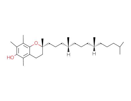 2H-1-Benzopyran-6-ol,3,4-dihydro-2,5,7,8-tetramethyl-2-(4,8,12-trimethyltridecyl)-,[2R-[2R*(4R*,8R*)]]-(59-02-9)