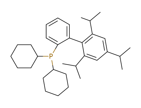 564483-18-7,X-PHOS,2,,4',6'-Diisopropyl-1,1'-biphenyl-2-yldicyclohexylphosphine;Dicyclohexyl(2',4',6'-triisopropylbiphenyl-2-yl)phosphine;X-Phos;[2',4',6'-Triisopropyl-1,1'-biphenyl-2-yl]dicyclohexylphosphine;2-(Dicyclohexylphosphino)-2',4',6'-triisopropyl-1,1'-biphenyl;