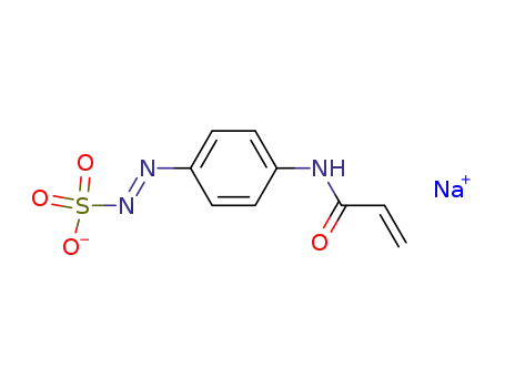 sodium 4-acryloylaminophenyldiazosulfonate