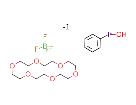 phenyl(hydroxy)(tetrafluoroborato)-λ3-iodane 18-crown-6 complex (1:1)