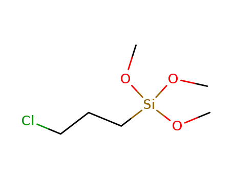 Molecular Structure of 2530-87-2 (3-Chloropropyltrimethoxysilane)
