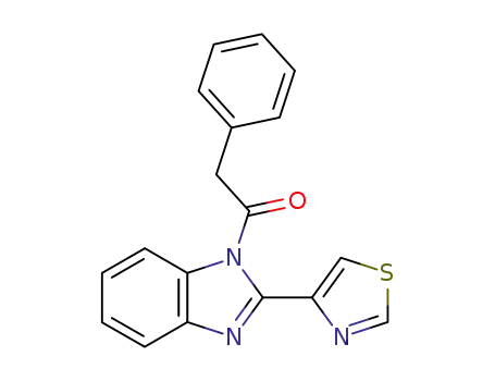 2-phenyl-1-(2-thiazol-4-yl-benzoimidazol-1-yl)-ethanone
