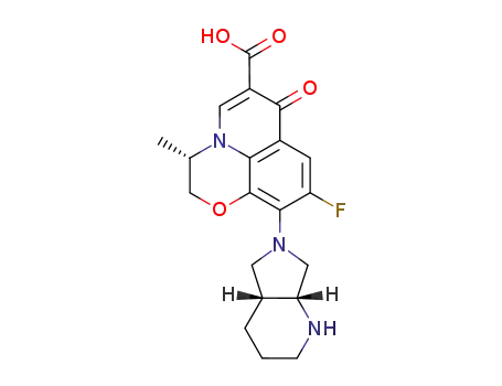 (3S)-9-fluoro-10-{(4aR,7aR)-hexahydro-1H-pyrrolo[3,4-b]-pyridin-6(2H)-yl}-3-methyl-7-oxo-3,7-dihydro-2H-[1,4]oxazino[2,3,4-ij]quinoline-6-carboxylic acid