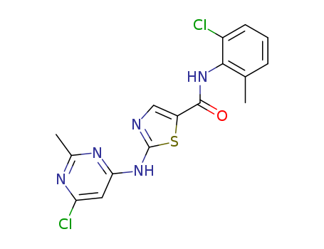 N-(2-Chloro-6-methylphenyl)-2-[(6-chloro-2-methyl-4-pyrimidinyl)amino]-5-thiazolecarboxamide(302964-08-5)