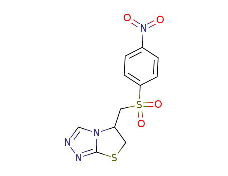 6-(4-nitrophenylsulfonylmethyl)-5,6-dihydro[1,3]thiazolo[3,2-c][1,2,4]triazole