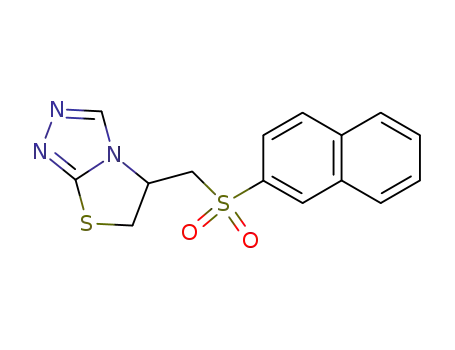 6-(2-naphthylsulfonylmethyl)-5,6-dihydro[1,3]thiazolo[3,2-c][1,2,4]triazole