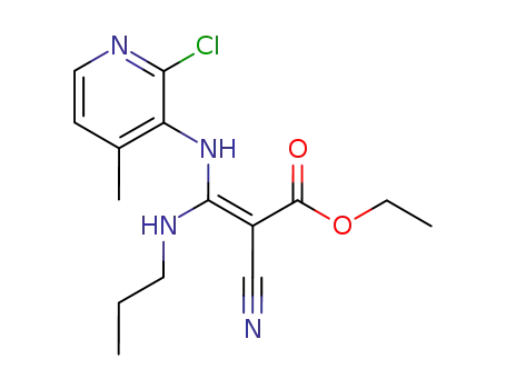 (Z)-ethyl 3-(2-chloro-4-methylpyridin-3-ylamino)-3-propylamino-2-cyanoacrylate