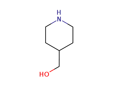 Molecular Structure of 6457-49-4 (4-Piperidinemethanol)