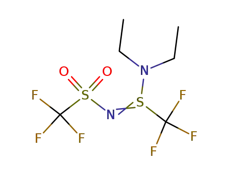 N-[(diethylamino)(trifluoromethyl)-λ4-sulfanylidene]-1,1,1-trifluoromethanesulfonamide