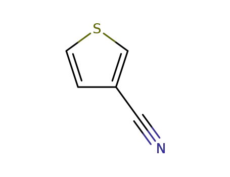 Molecular Structure of 1641-09-4 (3-Thiophenecarbonitrile)