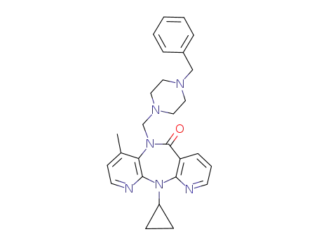 5-[(4-benzylpiperazin-1-yl)methyl]-11-cyclopropyl-4-methyl-5,11-dihydro-6H-dipyrido[2,3-e:3',2'-b][1,4]diazepin-6-one