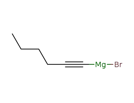 Molecular Structure of 32359-01-6 (Magnesium, bromo-1-hexynyl-)