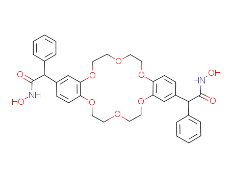 4',4"(5")-(dibenzo-18-crown-6)diphenylacetohydroxamic acid