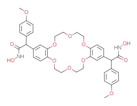 4',4"(5")-(dibenzo-18-crown-6)di-4-methoxyphenylacetohydroxamic acid