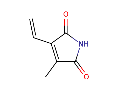 Molecular Structure of 21494-57-5 (3-Vinyl-4-methyl-3-pyrroline-2,5-dione)