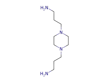Molecular Structure of 7209-38-3 (1,4-Bis(3-aminopropyl)piperazine)